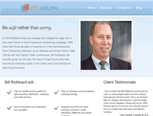 Tablet Screenshot of ftcadlaw.com
